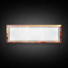 Load image into Gallery viewer, Dew Covered Spiderweb In The Fall, Framed Canvas Print, Autumn Centerpiece, Fall Leaves In The Autumn
