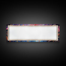 Load image into Gallery viewer, Eiffel Tower Abstract Paris France Panoramic Framed Canvas Print, Van Gogh Inspired Original Painting, Colorful Wall Art
