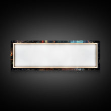 Carregar imagem no visualizador da galeria, Futuristic Cyberpunk City, Framed Canvas Print, Dystopian Art, Metropolis Painting, Unique Office Decor
