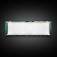 Load image into Gallery viewer, Dystopian Cyberpunk Metropolis, Steampunk Mashup, Extra Large Wall Art, Framed Panoramic Canvas Print, Framed Wall Art
