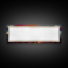 Carregar imagem no visualizador da galeria, Beautiful Panoramic Sunset Watercolor, Extra Large Wall Art, Framed Panoramic Canvas Print, Framed Wall Art
