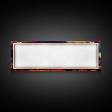 Carregar imagem no visualizador da galeria, Beautiful Panoramic Watercolor Sunset, Extra Large Wall Art, Framed Panoramic Canvas Print, Framed Wall Art
