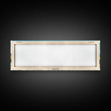 Cargar imagen en el visor de la galería, Chincoteague Island, Virginia Panoramic Beach Print, Vacation Gift, Virginia Wall Art, Framed Canvas Print, Framed Beach Painting
