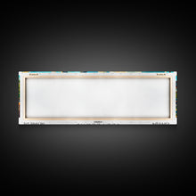 Cargar imagen en el visor de la galería, Cleveland Ohio Panoramic Wall Art Framed Canvas Print, Mid Century Modern Art, Pop Art Style, Travel Poster, Home Decor, Retro Style
