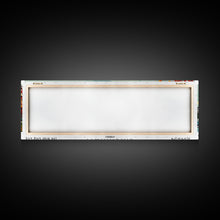 Cargar imagen en el visor de la galería, Cincinnati Ohio Panoramic Wall Art, Retro Pop Art Framed Canvas Print, Mid Century Modern Travel Poster, Living Room Decor, Wall Hanging, Office Art
