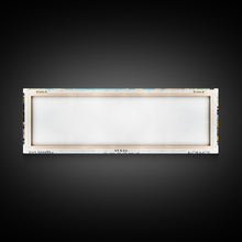 Load image into Gallery viewer, Dallas Texas Panoramic Wall Art, Retro Pop Art Framed Canvas Print, Mid Century Modern Travel Poster, Living Room Decor, Office Art
