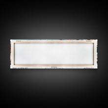 Load image into Gallery viewer, Garland Texas Panoramic Painting, Mid Century Modern Framed Canvas Print, Retro Pop Art Travel Poster, Wall Art, Home Decor, Office Art
