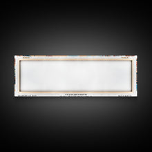 Carregar imagem no visualizador da galeria, Cambridge Massachusetts Panoramic Painting, Mid Century Modern Framed Canvas Print, Retro Pop Art Travel Poster, Home Decor, City Print
