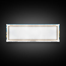 Load image into Gallery viewer, Columbia Missouri Panoramic Wall Art, Mid Century Modern Framed Canvas Print, Retro Pop Art Travel Poster, City Home Decor, Office Wall Art
