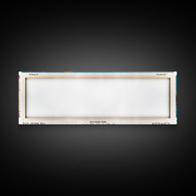 Load image into Gallery viewer, Detroit Michigan Panoramic Painting, Mid Century Modern Framed Canvas Print, Retro Pop Art Travel Poster, City Wall Decor, Home Art
