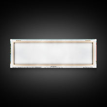 Load image into Gallery viewer, Edinburg Texas Panoramic Wall Art, Mid Century Modern Framed Canvas Print, Retro Pop Art Travel Poster, City Office Art, Living Room Decor
