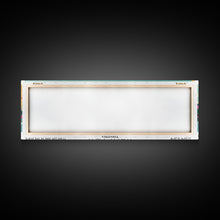 Cargar imagen en el visor de la galería, Hampton Virginia Panoramic Painting, Mid Century Modern Framed Canvas Print, Retro Pop Art Travel Poster, Office Wall Decor
