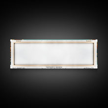 Cargar imagen en el visor de la galería, Charlotte North Carolina Panoramic Painting, Framed Canvas Print, Mid Century Modern Wall Art, Retro Pop Art Travel Poster, Living Room Decor, City Art
