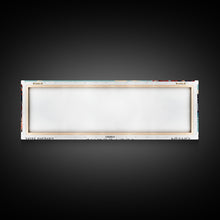 Cargar imagen en el visor de la galería, Cleveland Ohio Panoramic Painting, Framed Canvas Print, Mid Century Modern Wall Art, Retro Pop Art Travel Poster, Living Room Decor, City Art
