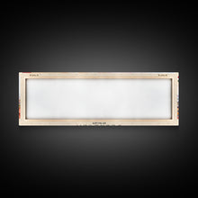 Load image into Gallery viewer, Debrecen Hungary Panoramic Travel Poster, Framed Canvas Print or Metal Wall Art, Travel Art, Home Decor, Panoramic Painting, Midcentury Art
