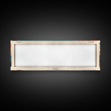 Cargar imagen en el visor de la galería, Belgrade Serbia Panoramic Travel Poster, Framed Canvas Print or Metal Wall Art, Travel Art, Home Decor, Panoramic Painting, Midcentury Art
