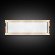 Carregar imagem no visualizador da galeria, Brussels Belgium Panoramic Travel Poster, Framed Canvas Print or Metal Wall Art, Travel Art, Home Decor, Panoramic Painting, Midcentury Art
