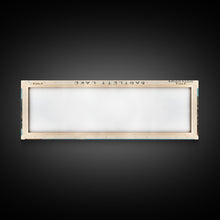 Load image into Gallery viewer, Bartlett Lake Arizona Framed Canvas Print, Panoramic Lake House Art, Scenic Painting, Travel Poster, Minimalist Wall Art, Home Decor
