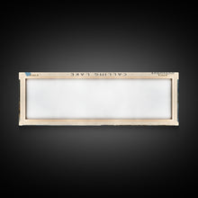 Carregar imagem no visualizador da galeria, Calling Lake Framed Canvas Print, Panoramic Lake House Decor, Wall Art, Travel Poster, Rustic Lake Painting, Nature Art
