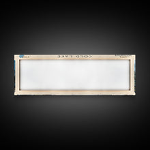 Load image into Gallery viewer, Cold Lake Framed Canvas Print, Lake House Art, Panoramic Wide Art, Travel Poster, Modern Lake Painting, Home Decor
