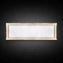 Cargar imagen en el visor de la galería, Columbus Lake Mississippi Framed Canvas Print, Panoramic Lake House Decor, Wide Wall Art, Travel Poster, Rustic Lake Painting, Nature Art
