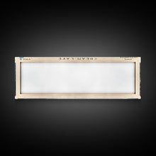 Load image into Gallery viewer, Crater Lake Framed Canvas Print, Lake House Decor, Panoramic Wide Art, Travel Poster, Rustic Lake Painting, Home Decor
