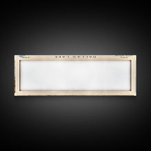 Load image into Gallery viewer, Dallas Lake Indiana Framed Canvas Print, Lake House Decor, Panoramic Wall Art, Travel Poster, Rustic Lake Painting, Home Decor
