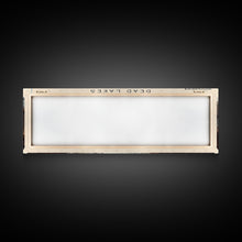 Load image into Gallery viewer, Davy Lake Framed Canvas Print, Lake House Decor, Panoramic Wall Art, Travel Poster, Rustic Lake Painting, Home Decor
