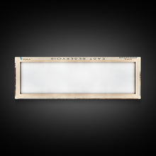 Load image into Gallery viewer, East Reservoir Ohio Framed Canvas Print, Lake House Art, Panoramic Wall Art, Travel Poster, Modern Lake Painting, Nature Art
