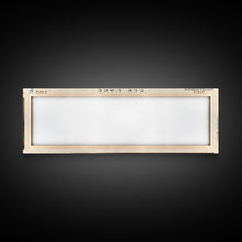 Load image into Gallery viewer, Elk Lake Michigan Framed Canvas Print, Lake House Art, Panoramic Wall Art, Travel Poster, Minimalist Lake Painting, Home Decor
