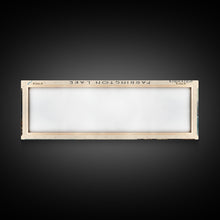 Cargar imagen en el visor de la galería, Farrington Lake New Jersey Framed Canvas Print, Lake House Decor, Panoramic Wall Art, Travel Poster, Modern Lake Painting, Nature Art
