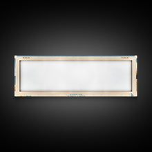 Carregar imagem no visualizador da galeria, Burt Lake Michigan Framed Canvas Print, Pop Art Panoramic Travel Poster, Midcentury Modern, Wall Art, Scenic Nature Painting, Bedroom Decor
