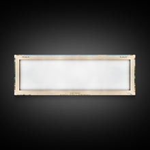 Carregar imagem no visualizador da galeria, Cagles Mill Lake Indiana Framed Canvas Print, Midcentury Modern Panoramic Wall Art, Living Room Decor, Pop Art, Travel Poster Art, Scenic Nature Painting
