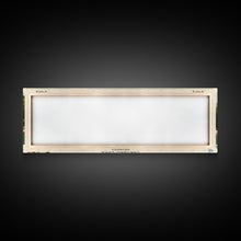 Cargar imagen en el visor de la galería, Carters Lake Georgia Framed Canvas Print, Pop Art Panoramic Travel Poster, Midcentury Modern, Wall Art, Scenic Nature Painting, Bedroom Decor, Living Room Art
