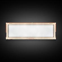 Cargar imagen en el visor de la galería, Cedar Creek Lake Kentucky Framed Canvas Print, Midcentury Modern Panoramic Wall Art, Living Room Decor, Pop Art, Travel Poster Art, Scenic Nature Painting, Lake House Decor
