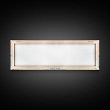 Cargar imagen en el visor de la galería, Chautauqua Lake New York Framed Canvas Print, Pop Art Panoramic Travel Poster, Midcentury Modern, Wall Art, Scenic Nature Painting, Bedroom Decor, Living Room Art
