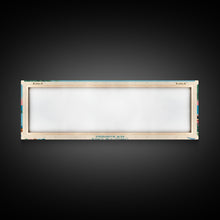 Cargar imagen en el visor de la galería, Christine Lake New Hamphire Framed Canvas Print, Pop Art Panoramic Travel Poster, Midcentury Modern, Wall Art, Scenic Nature Painting, Bedroom Decor, Living Room Art
