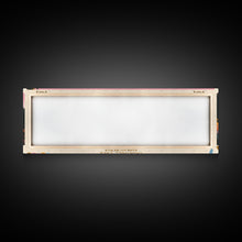 Cargar imagen en el visor de la galería, Churchill Lake Saskatchewan Framed Canvas Print, Midcentury Modern Panoramic Wall Art, Living Room Decor, Pop Art, Travel Poster Art, Scenic Nature Painting, Lake House Decor
