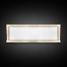 Cargar imagen en el visor de la galería, Clopper Lake Maryland Framed Canvas Print, Pop Art Panoramic Travel Poster, Midcentury Modern, Wall Art, Scenic Nature Painting, Bedroom Decor, Living Room Art
