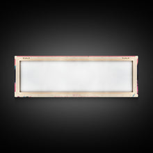 Cargar imagen en el visor de la galería, Cobbosseecontee Lake Maine Framed Canvas Print, Midcentury Modern Panoramic Wall Art, Living Room Decor, Pop Art, Travel Poster Art, Scenic Nature Painting, Lake House Decor
