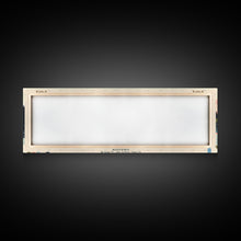 Load image into Gallery viewer, Diamond Lake Oregon Framed Canvas Print, Midcentury Modern Panoramic Wall Art, Bedroom Decor, Pop Art, Travel Poster Art, Scenic Nature Painting
