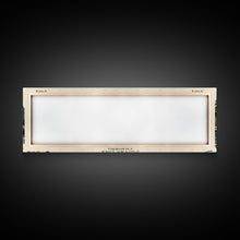 Load image into Gallery viewer, Donner Lake California Framed Canvas Print, Midcentury Modern Panoramic Wall Art, Bedroom Decor, Pop Art, Travel Poster Art, Scenic Nature Painting
