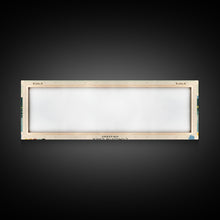 Load image into Gallery viewer, Echoing Lake Ontario Framed Canvas Print, Panoramic Art, Midcentury Modern, Pop Art, Bedroom Decor, Travel Poster, Lake View
