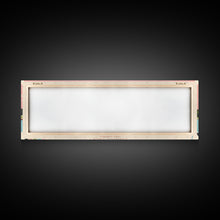 Carregar imagem no visualizador da galeria, Eufaula Lake Oklahoma Framed Canvas Print, Panoramic Art, Midcentury Modern, Pop Art, Living Room Wall Art, Travel Poster, Nature Art
