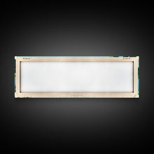 Cargar imagen en el visor de la galería, Logan Martin Lake, Alabama Panoramic Wall Art Framed Canvas Print, Midcentury Modern, Pop Art, Home Decor, Travel Poster, Bedroom Art
