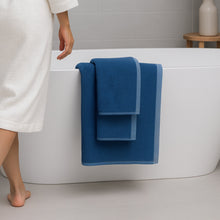 Load image into Gallery viewer, Bamboo 3 Piece Towel Set - Indigo
