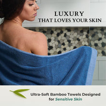 Load image into Gallery viewer, Bamboo 8 Piece Towel Sets - Indigo
