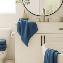 Load image into Gallery viewer, Bamboo 8 Piece Towel Sets - Indigo
