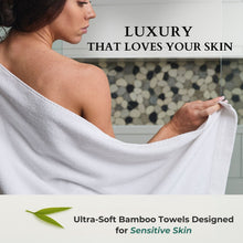 Load image into Gallery viewer, Bamboo Bath Towel - White
