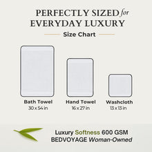 Load image into Gallery viewer, Bamboo Bath Towel - White
